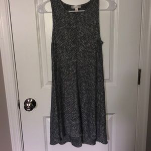 Gray Tank Top T-Shirt Dress